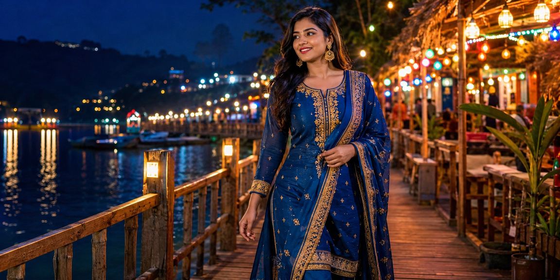 বান্দরবানে সালোয়ার-কামিজ পরিহিত ব্যবহারকারী মোবাইলে gt 66 ওয়েলকাম বোনাস দাবি করছেন